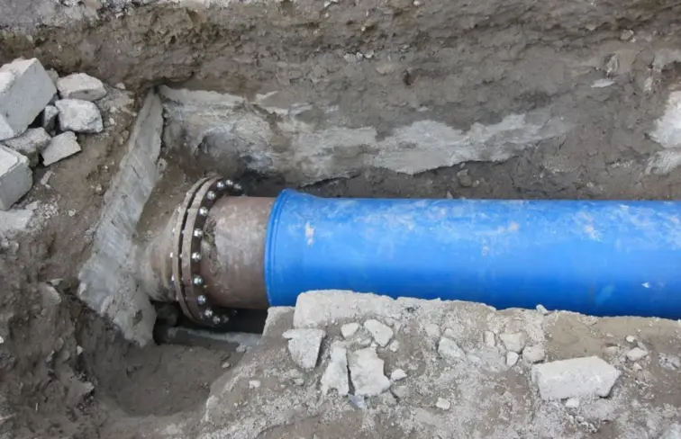 Conduta de água no Porto